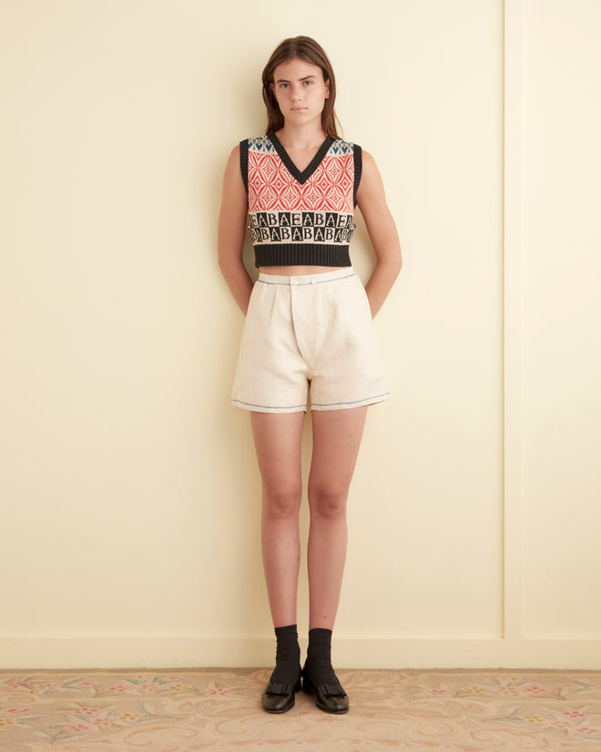 Alphabet Vest KNITWEAR BODE New York