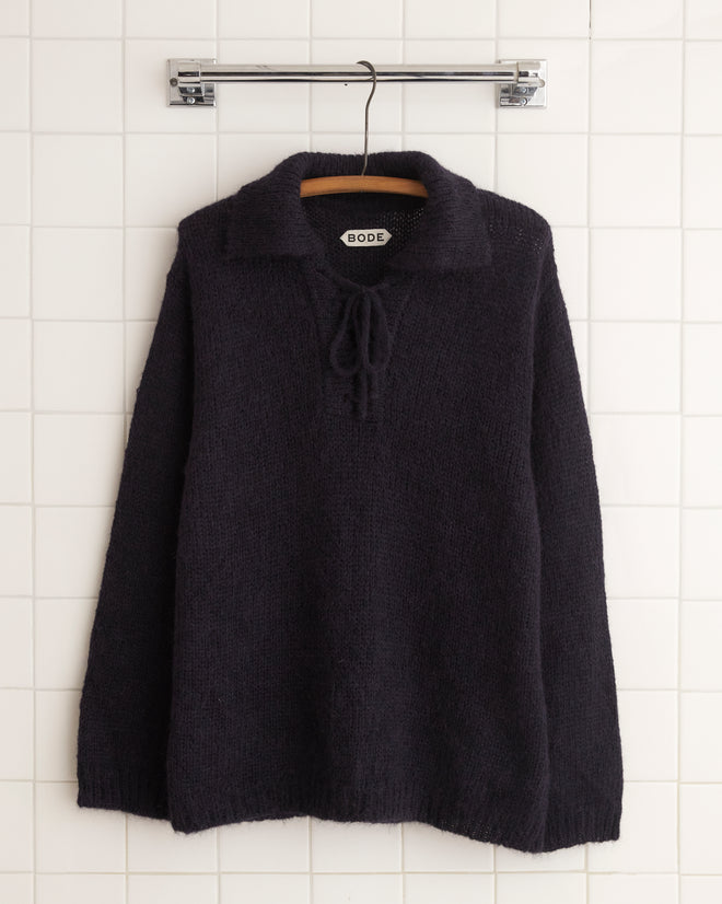 Alpine Pullover - Navy KNITWEAR BODE New York