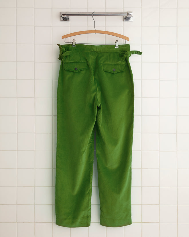 Shamrock Green Trousers OOAK TROUSERS BODE New York