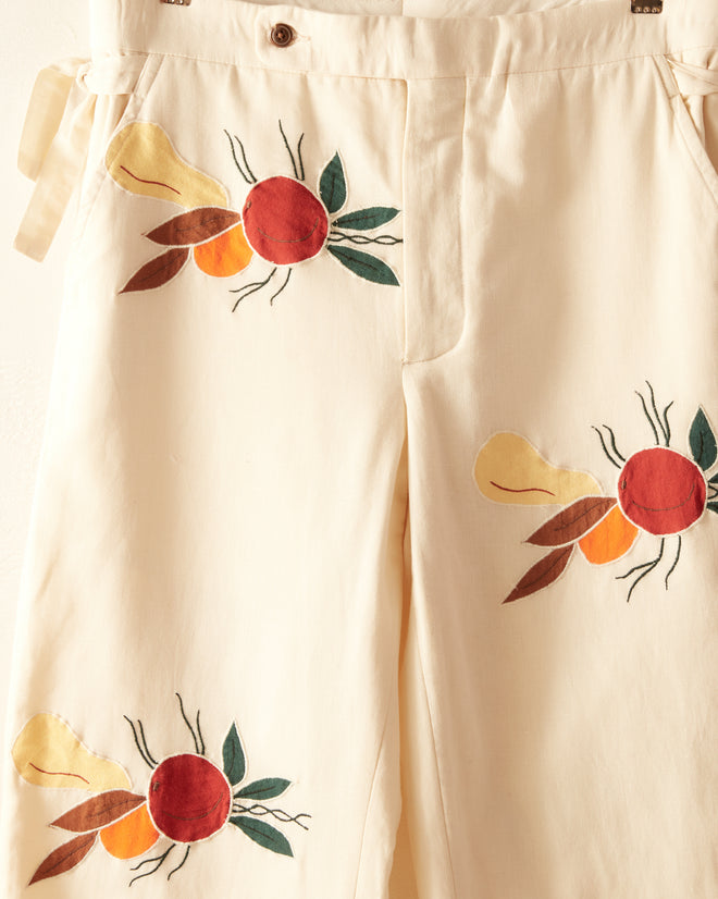 Appliqué Fruit Bunch Trousers TROUSERS BODE New York