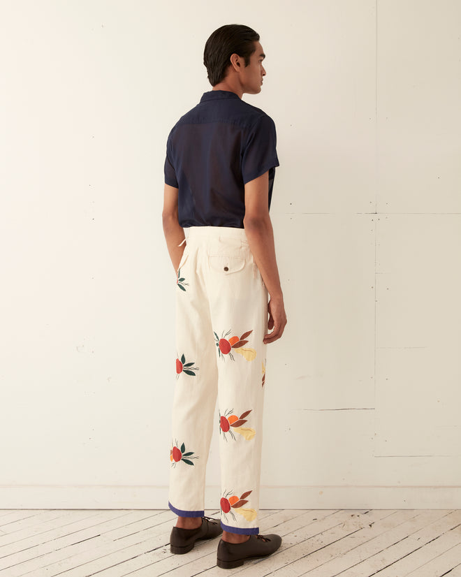 Appliqué Fruit Bunch Trousers TROUSERS BODE New York