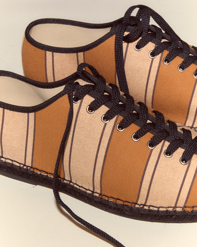 Awning Stripe Tennis Espadrilles