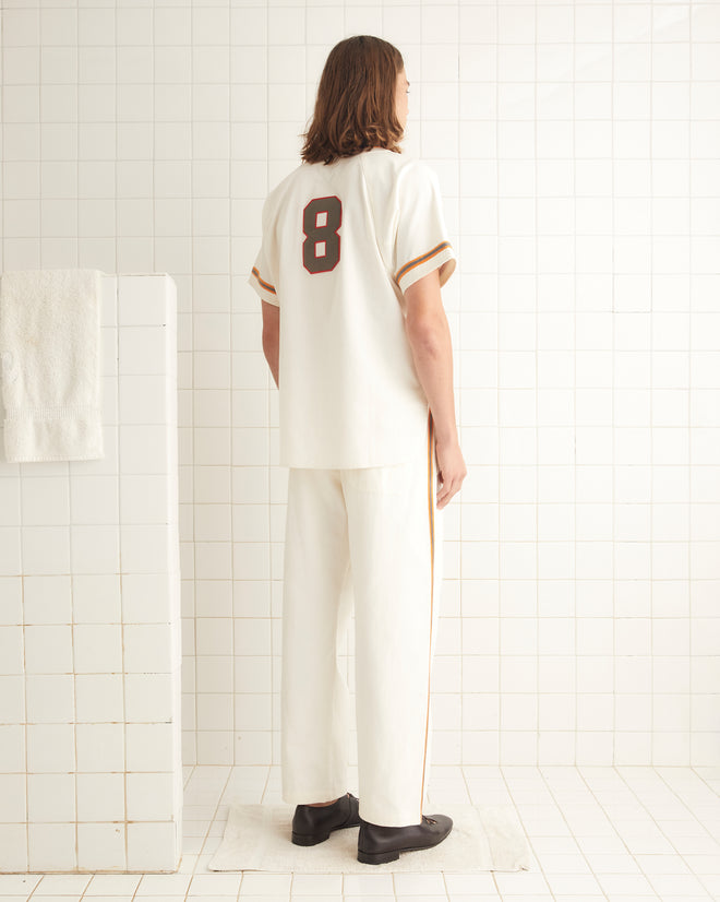 Baseball Shirt - White MENS SHIRTS BODE New York