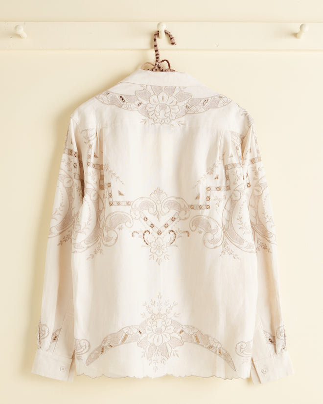 Basket Floral Long Sleeve Shirt - XS/S