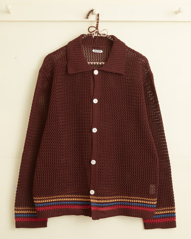 Bayberry Multi Overshirt MENS KNIT TOPS BODE New York