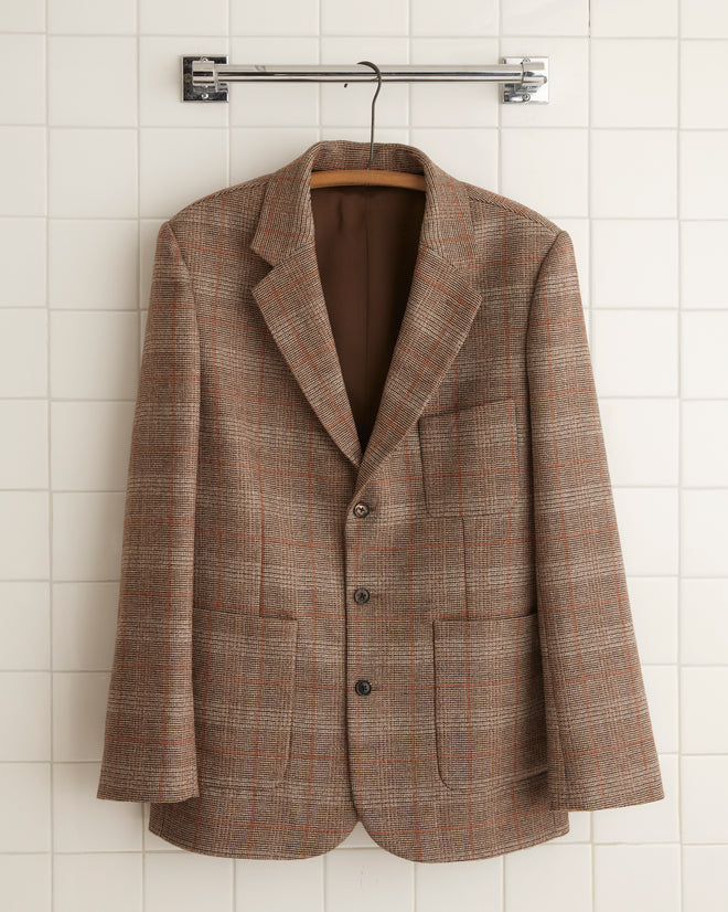 Beach Rust Suit Jacket - 46 OOAK JACKET BODE New York