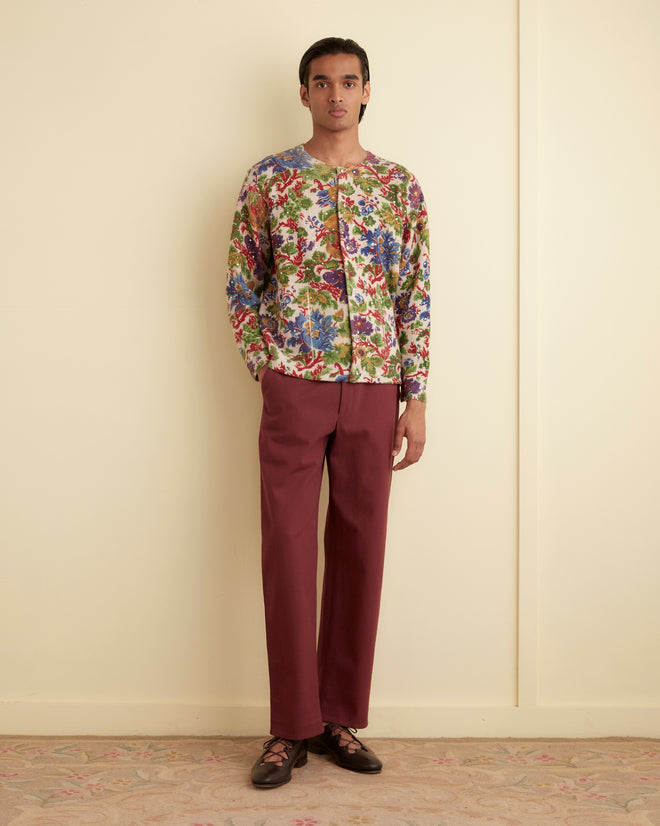Beaded Floral Cardigan KNITWEAR BODE New York