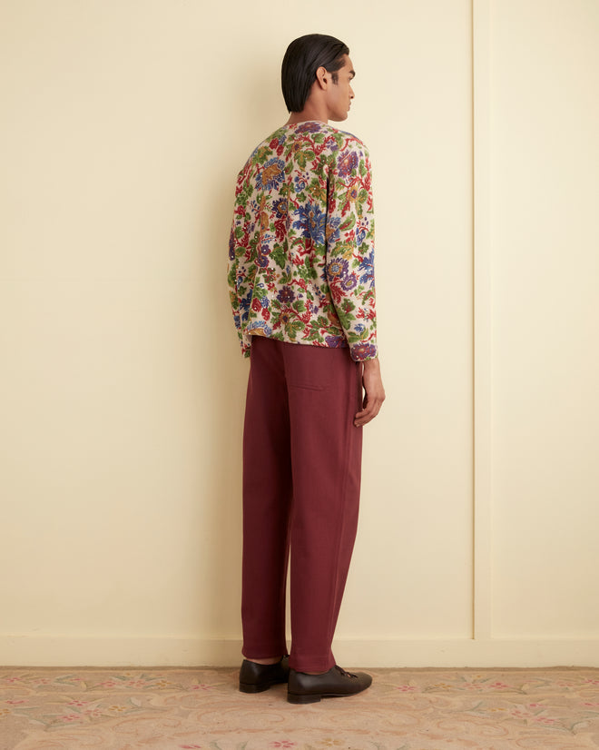 Beaded Floral Cardigan KNITWEAR BODE New York