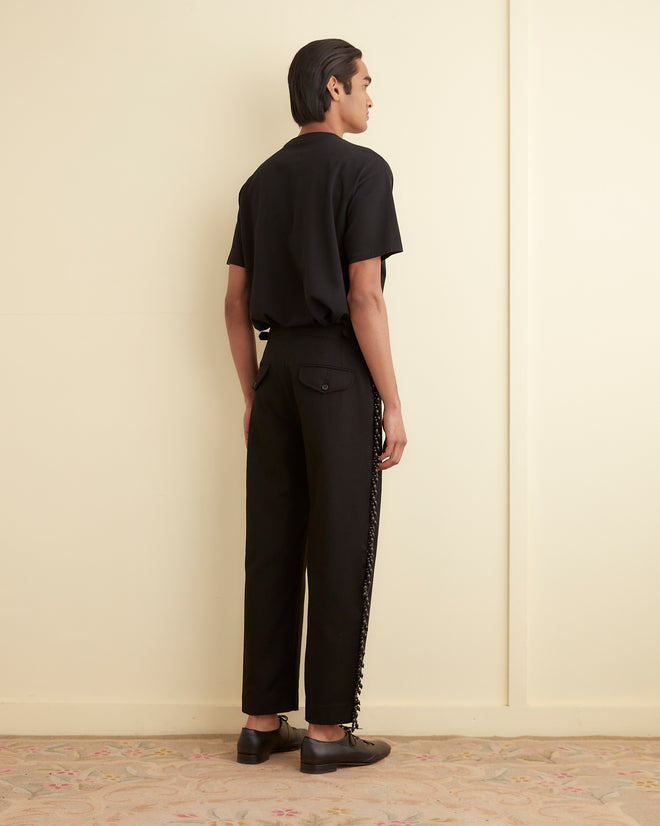 Beaded Fringe Trousers TROUSERS BODE New York