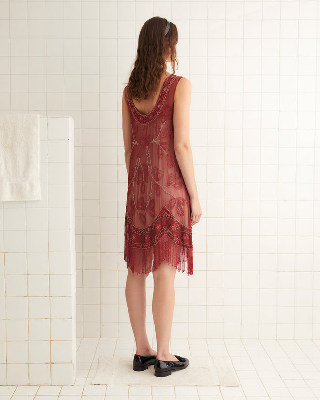 Beaded Ilex Dress DRESSES BODE New York