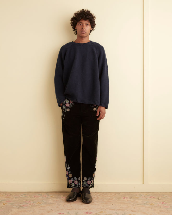 Beaded Noon Flower Trousers TROUSERS BODE New York