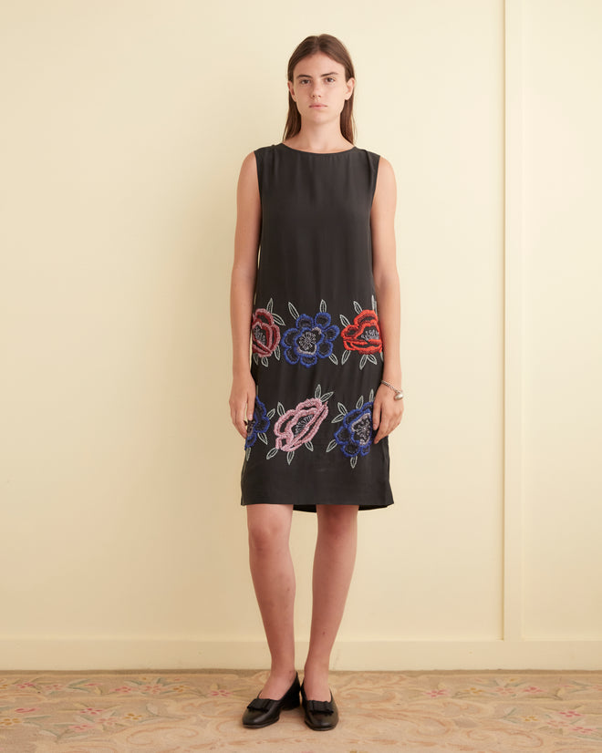 Beaded Poppy Tunic SHIRT BODE New York