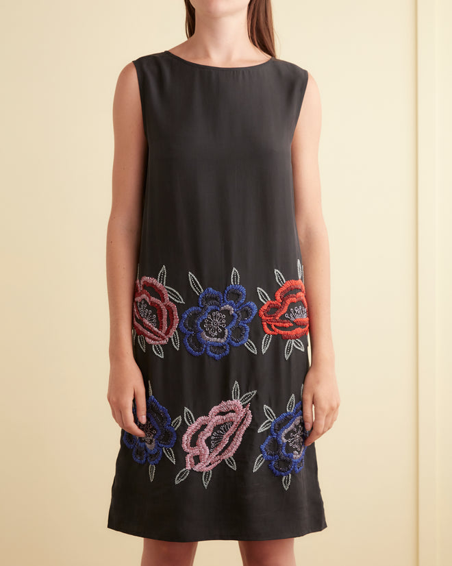 Beaded Poppy Tunic SHIRT BODE New York