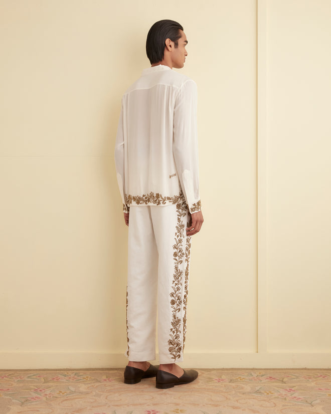 Beaded Wheat Flower Trousers TROUSERS BODE New York