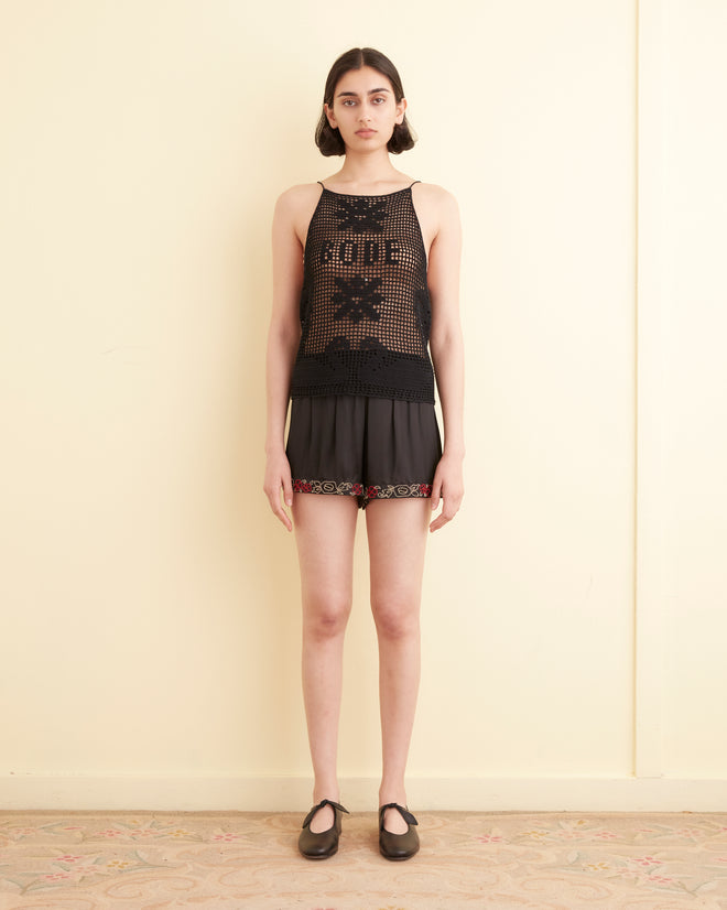 Beaded Yarrow Shorts Pants BODE New York