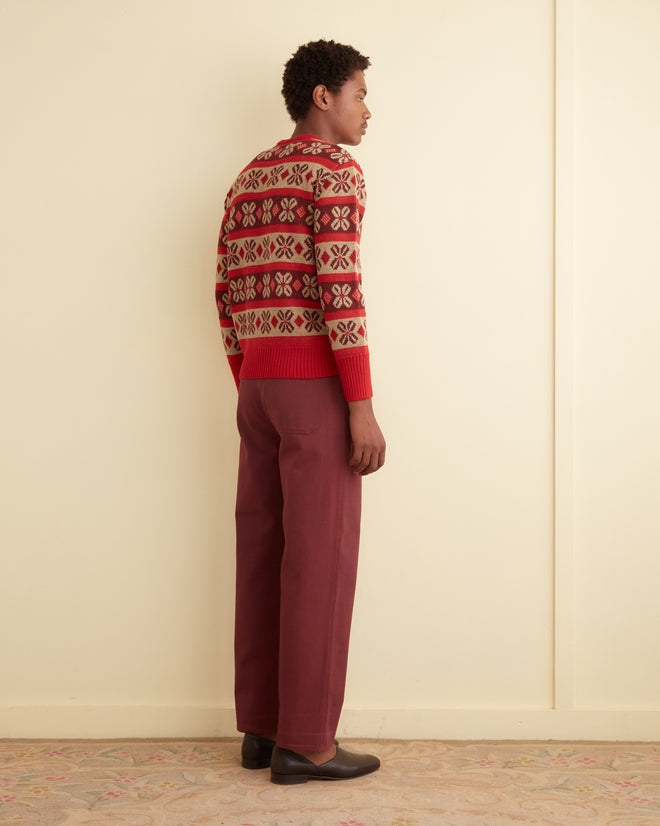 Begonia Stripe Sweater KNITWEAR BODE New York
