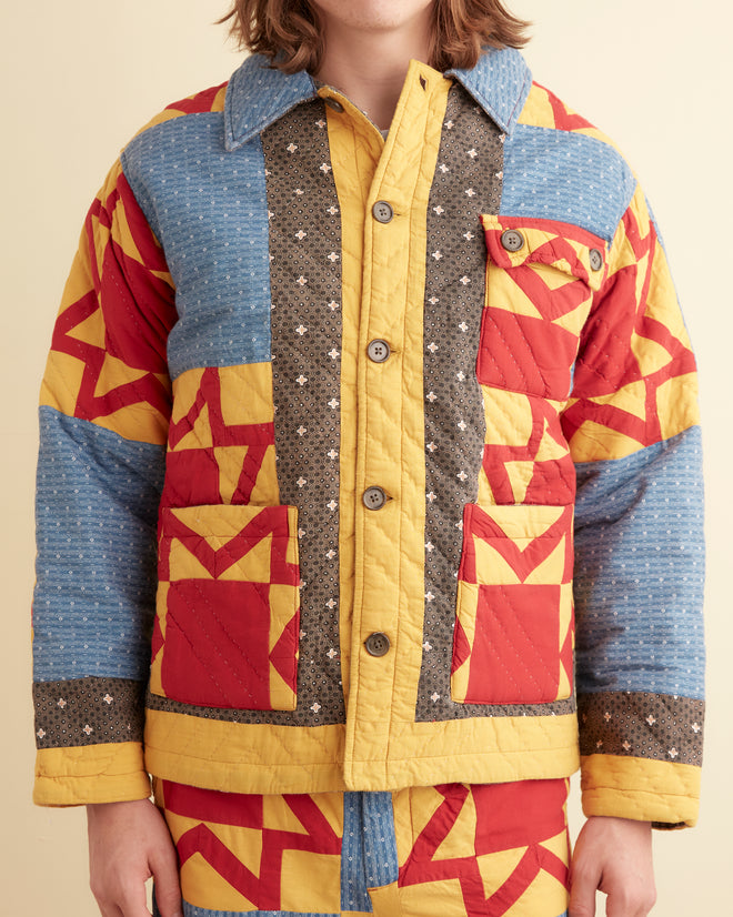 Blazing Star Quilt Jacket OUTERWEAR BODE New York
