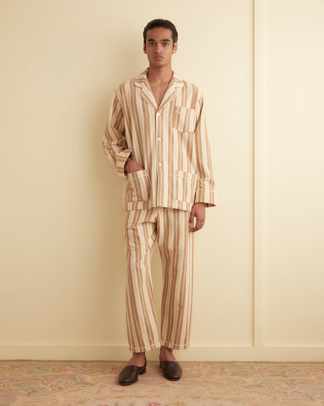 Blonde Stripe Overshirt SHIRT BODE New York