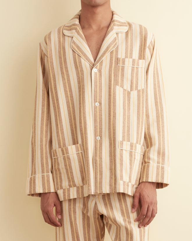 Blonde Stripe Overshirt SHIRT BODE New York
