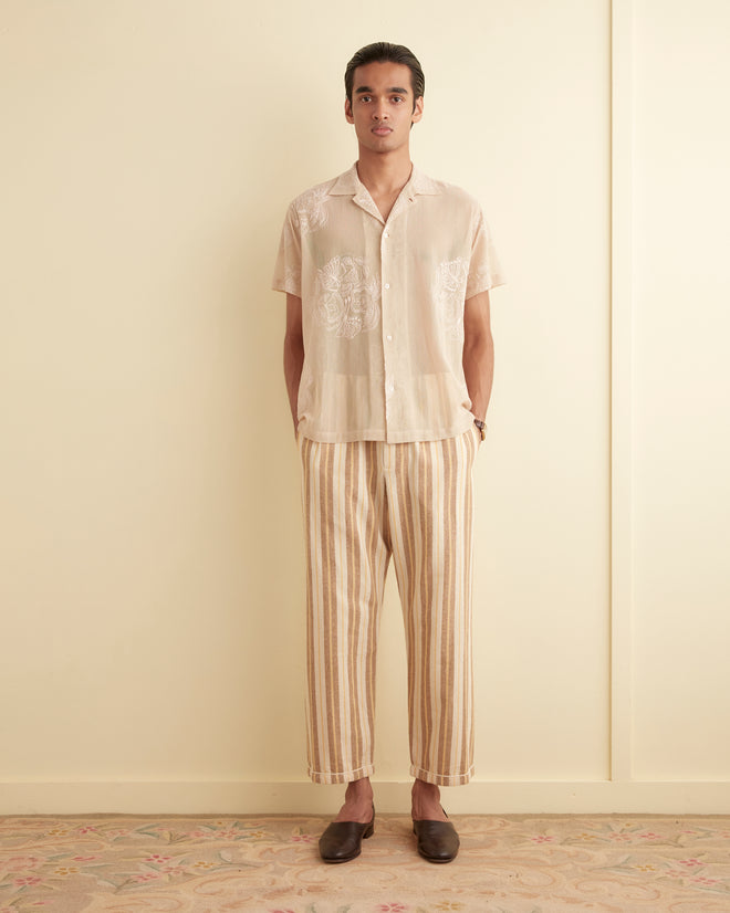 Blonde Stripe Pajama Pants PANT BODE New York