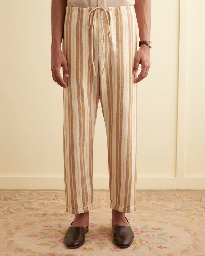 Blonde Stripe Pajama Pants PANT BODE New York