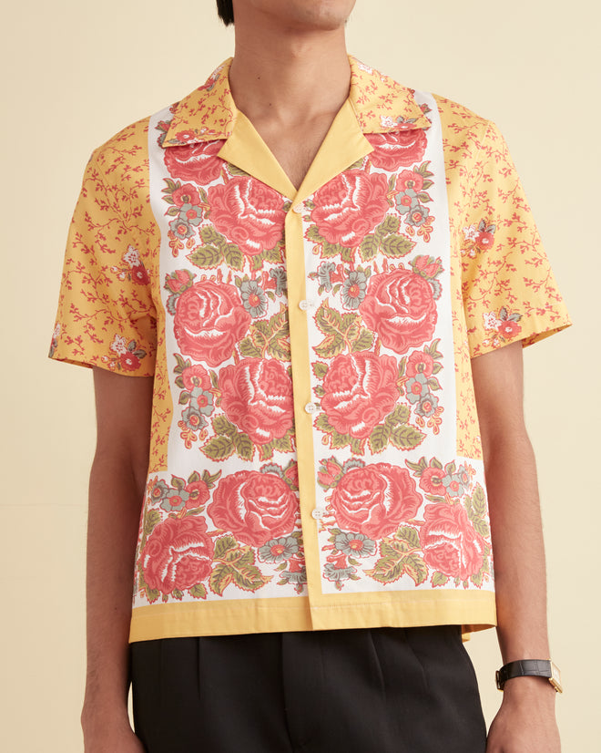 Blooming Border Short Sleeve Shirt SHIRT BODE New York