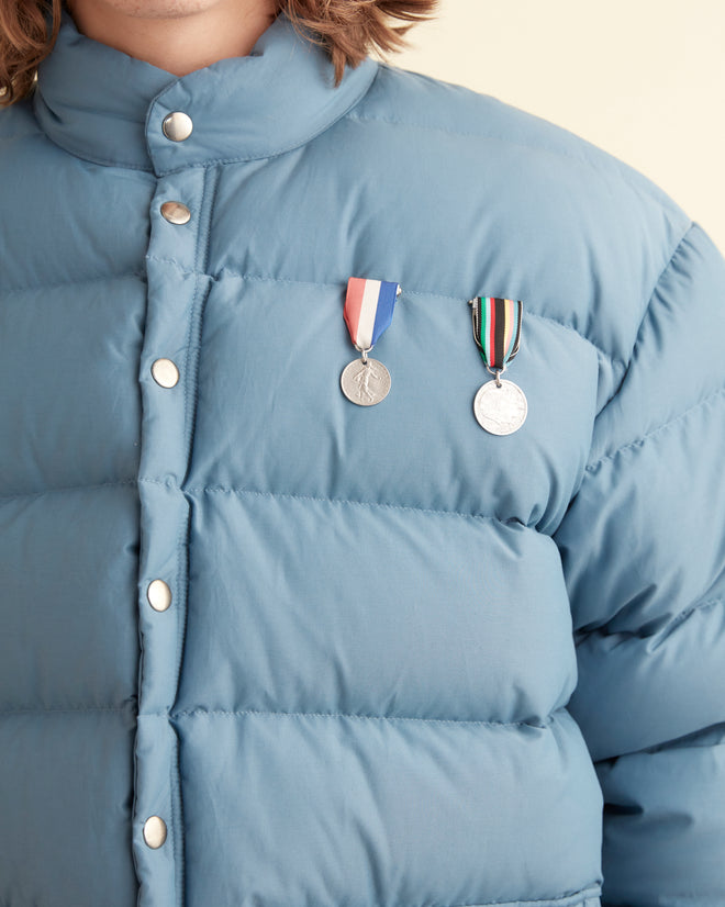 Blue Burlington Puffer Jacket