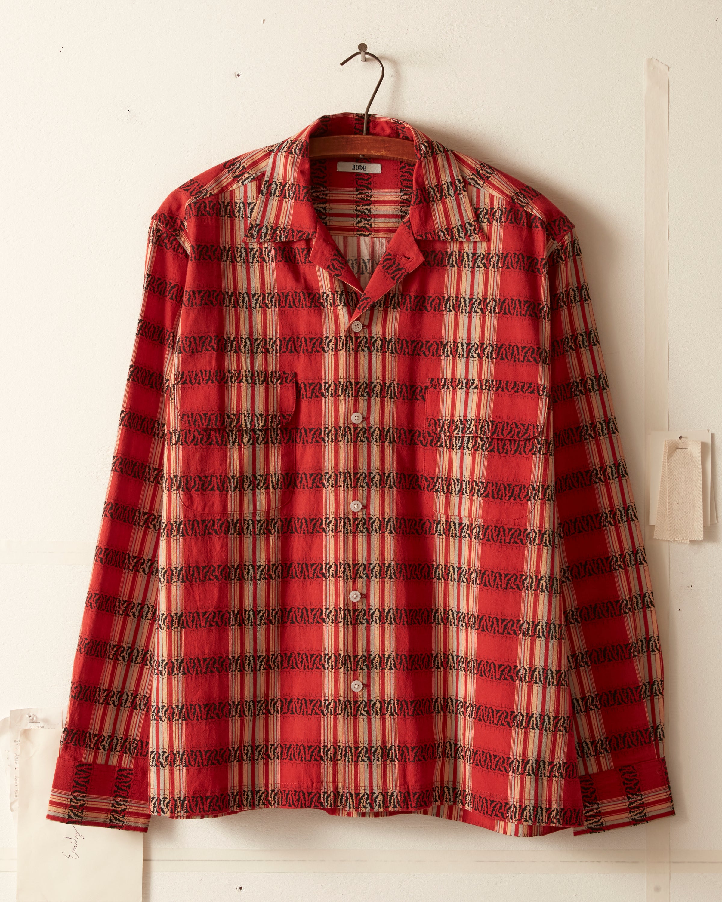 トップス BODE Curran Stripe Long Sleeve Shirt Curran Stripe Long Sleeve Shirt – BODE
