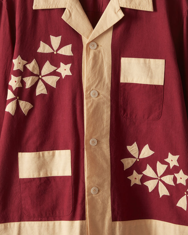 Moonflower Appliqué Long Sleeve Shirt SHIRT BODE New York