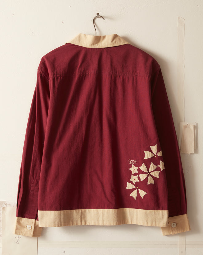 Moonflower Appliqué Long Sleeve Shirt SHIRT BODE New York