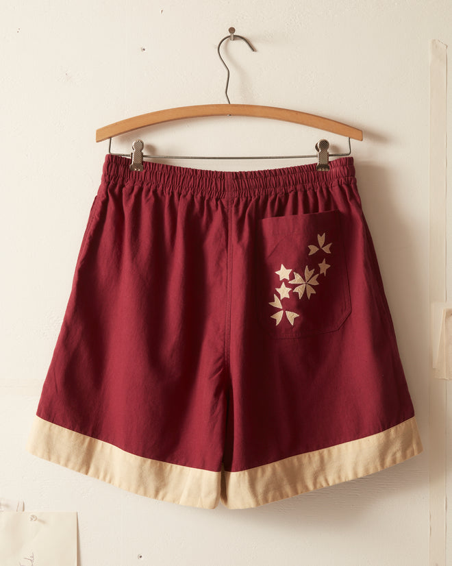 Moonflower Appliqué Shorts SHORTS BODE New York