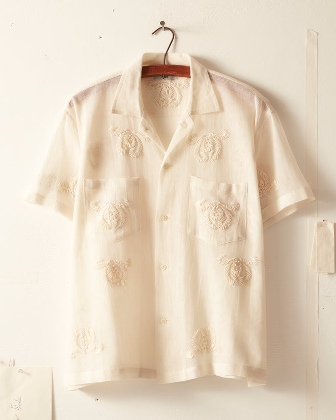 Savoy Ribbon Short Sleeve Shirt SHIRT BODE New York