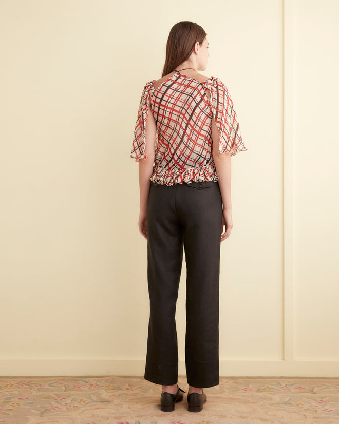 Maestro Plaid Landis Top SHIRT BODE New York