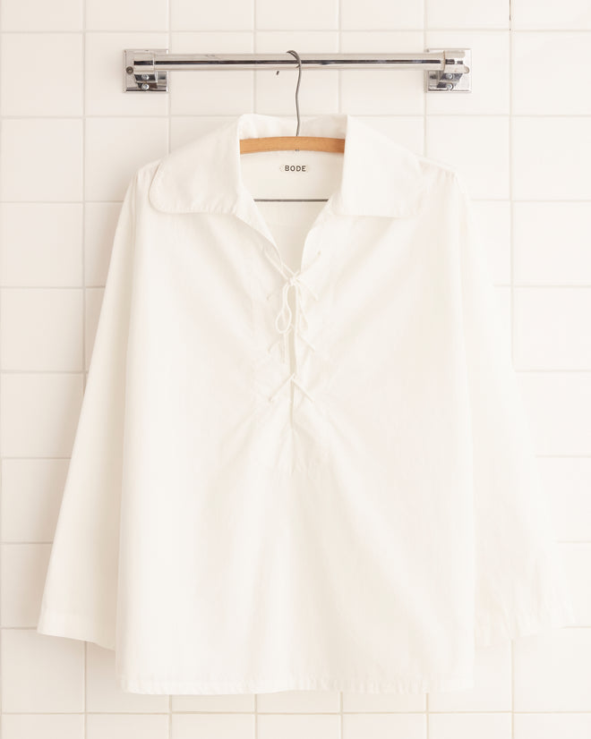 Bonnie Shirt - Ecru WOMENS SHIRTS BODE New York