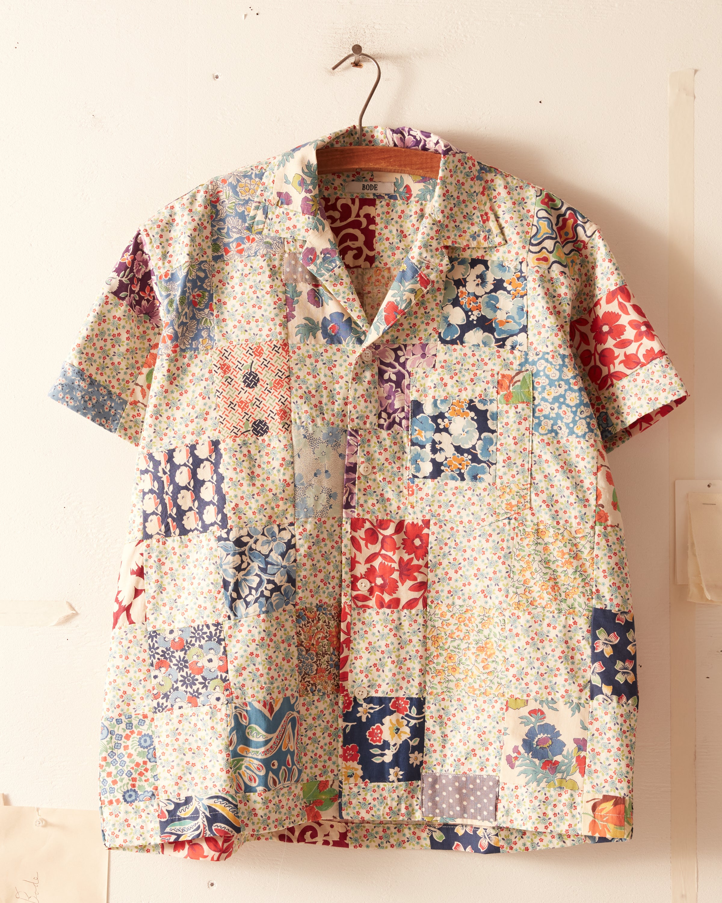 Botanic Patchwork Short Sleeve Shirt - XS/S