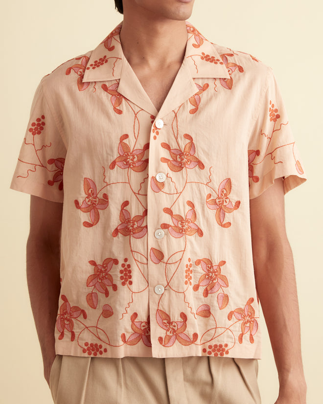 Bougainvillea Short Sleeve Shirt SHIRT BODE New York