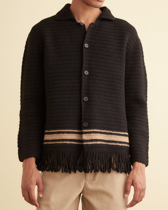 Braided Fringe Shirt