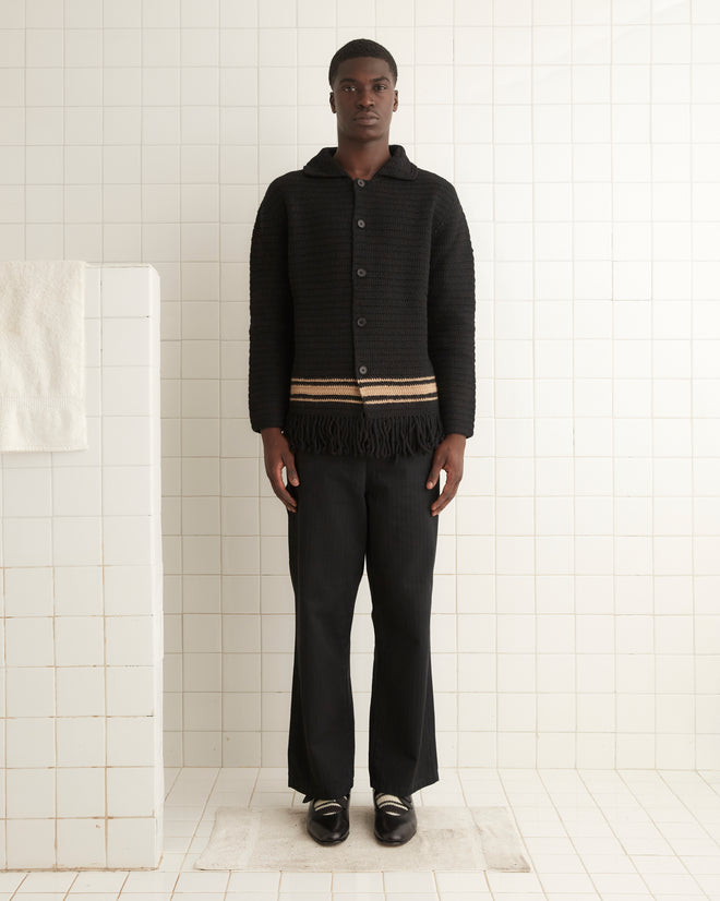 Braided Fringe Shirt KNITWEAR BODE New York