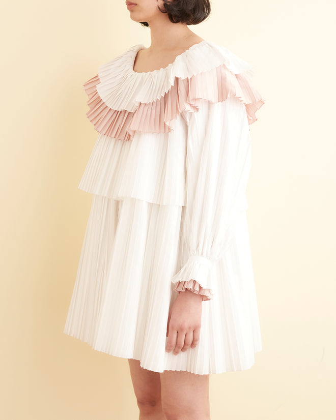 Brunch Dress - Pink/White DRESSES BODE New York