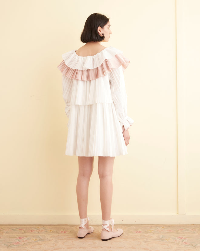 Brunch Dress - Pink/White DRESSES BODE New York