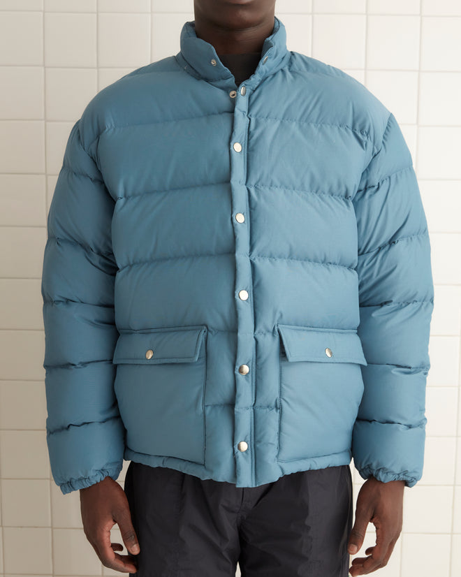 Burlington Puffer Jacket - Blue Outerwear BODE New York