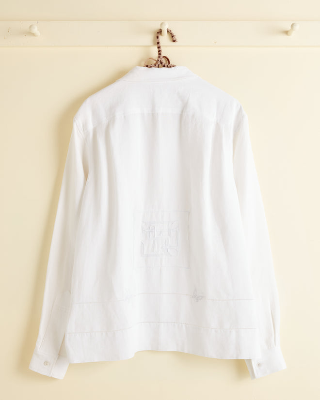Butterfly Monogram Long Sleeve Shirt - M
