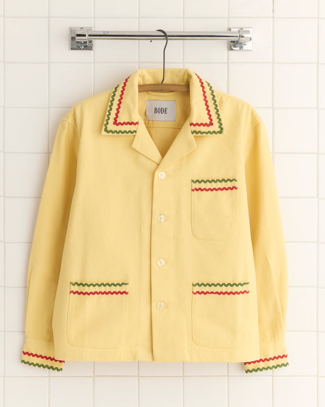 Canary Rickrack Overshirt SHIRTS BODE New York
