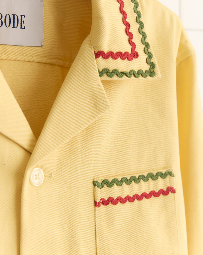 Canary Rickrack Overshirt SHIRTS BODE New York