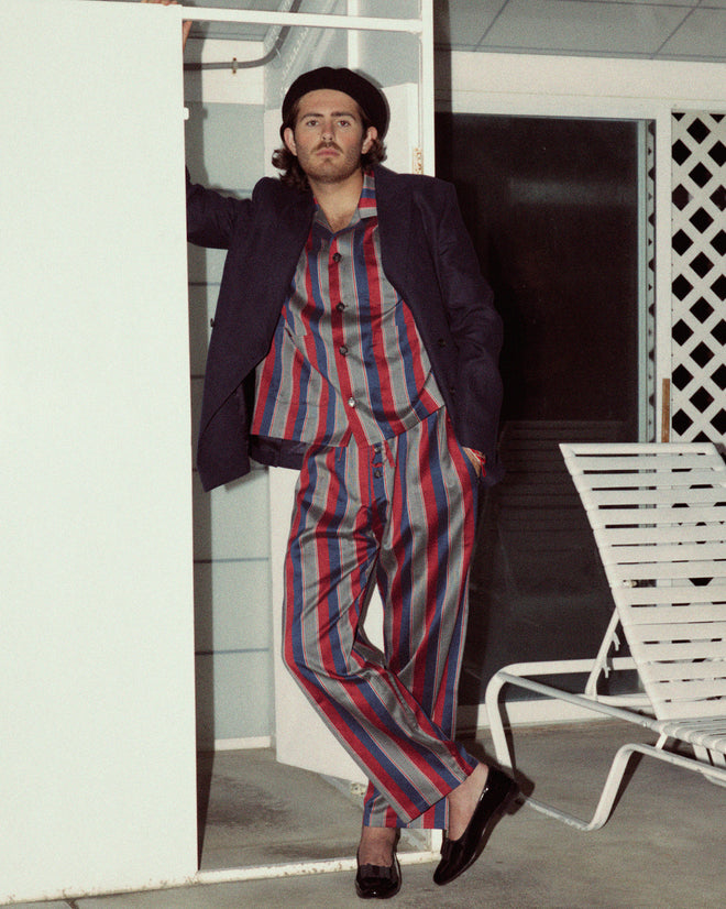 Marina Stripe Pajama Pants MENS TROUSERS BODE New York