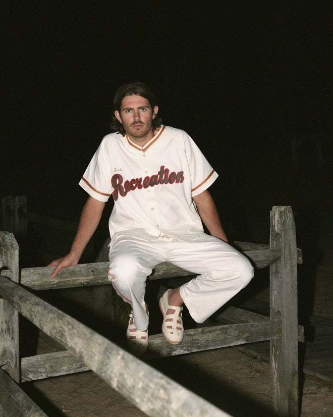 Baseball Shirt - White MENS SHIRTS BODE New York