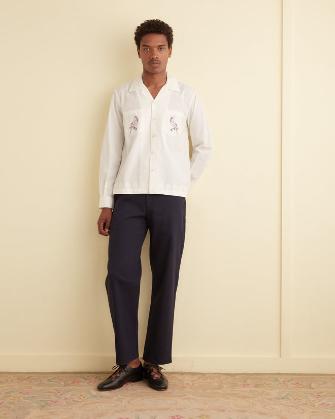 Cardinal Appliqué Long Sleeve Shirt SHIRT BODE New York