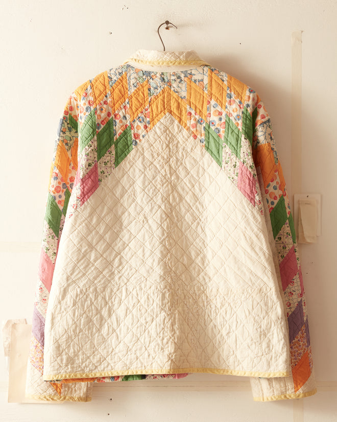 Carrot & Grass Quilt Jacket - XL/XXL