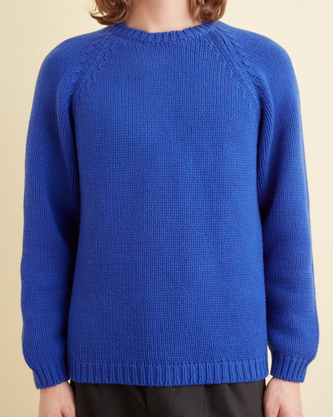 Cashmere Crewneck - Lapis
