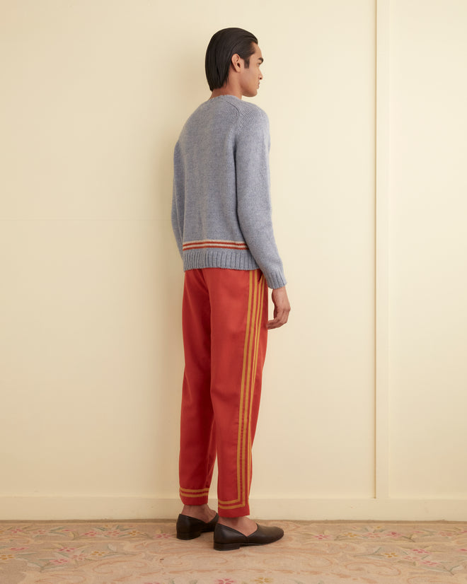 Cattle Sweater - Blue KNITWEAR BODE New York